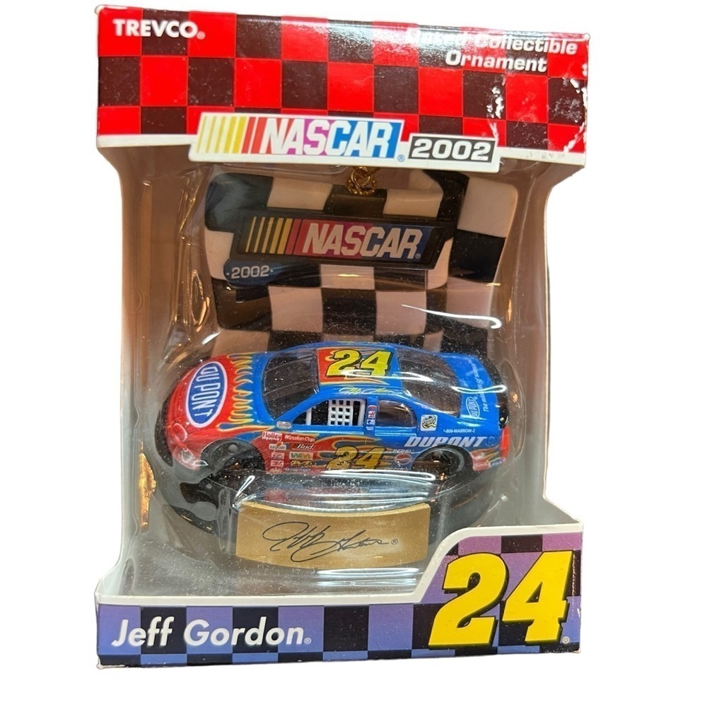 NEW Nascar 2002 Jeff Gordon #24  Collectible Ornament By Trevco Trading Company